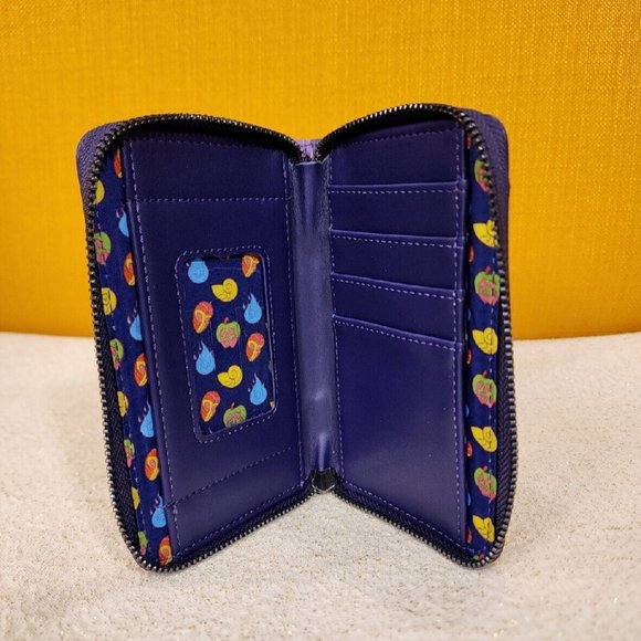Loungefly Disney Villains In The Dark Zip Around Wallet Ursula Evil Queen NEW - Picture 11 of 14